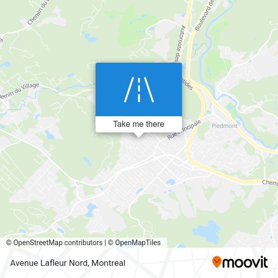 Avenue Lafleur Nord map