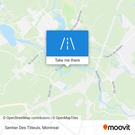 Sentier Des Tilleuls map