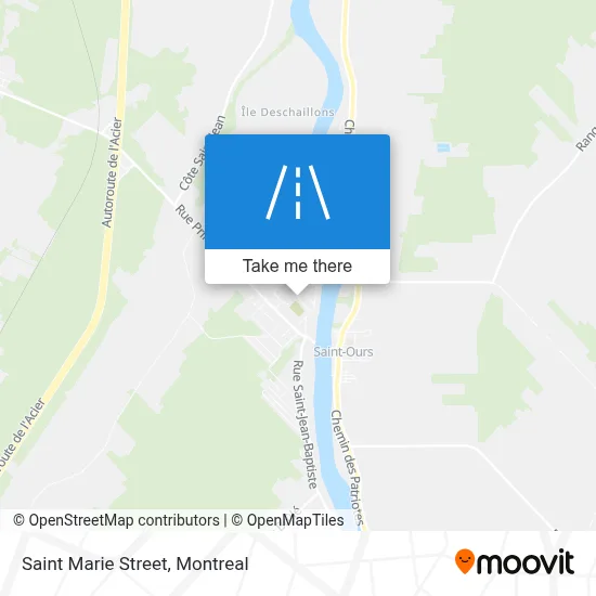 Rue Sainte Marie map