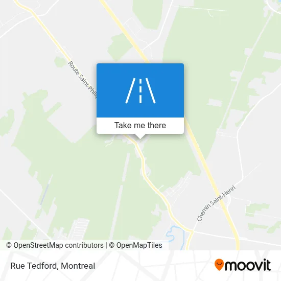 Rue Tedford map