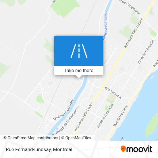 Rue Fernand-Lindsay map