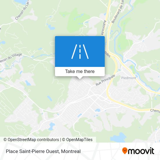 Place Saint-Pierre Ouest map
