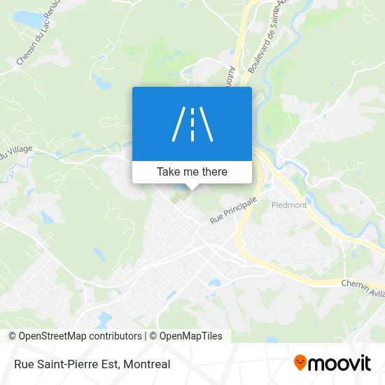 Rue Saint-Pierre Est map