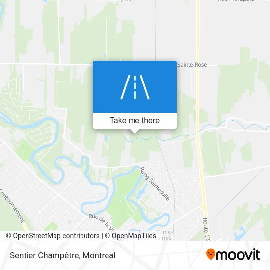 Sentier Champêtre map