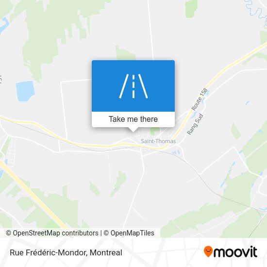 Rue Frédéric-Mondor map