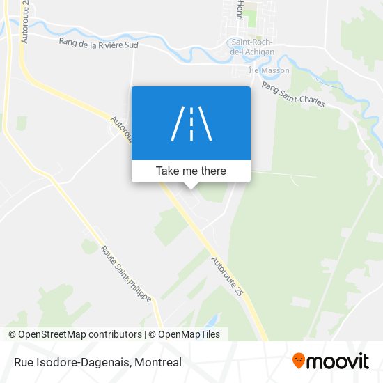 Rue Isodore-Dagenais map