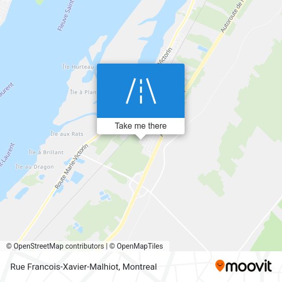 Rue Francois-Xavier-Malhiot map