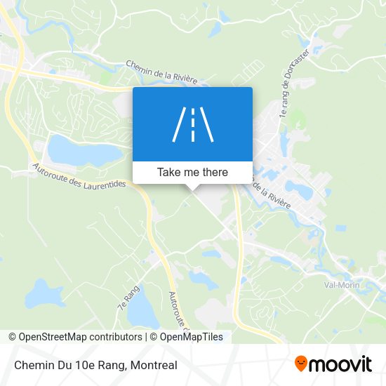 Chemin Du 10e Rang map