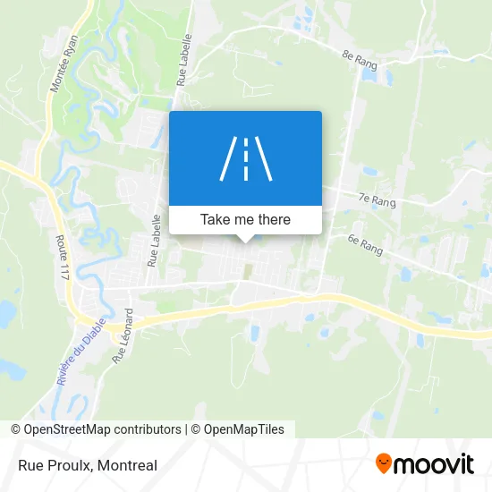 Rue Proulx map