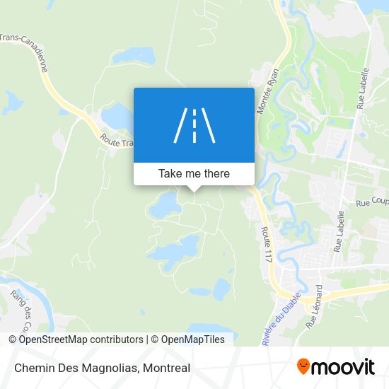 Chemin Des Magnolias map