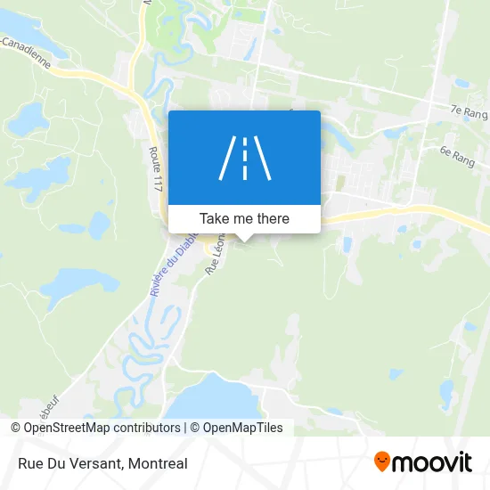 Rue Du Versant map