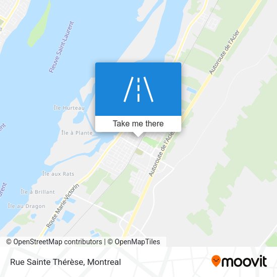 Rue Sainte Thérèse map