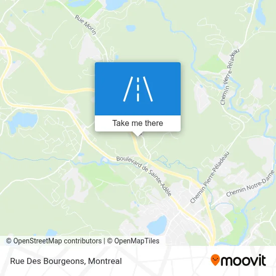 Rue Des Bourgeons map