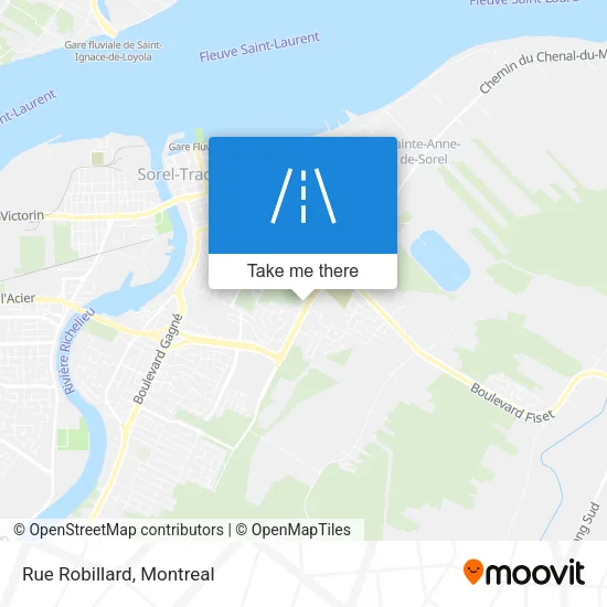 Rue Robillard map