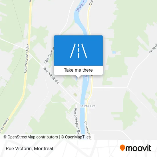 Rue Victorin map