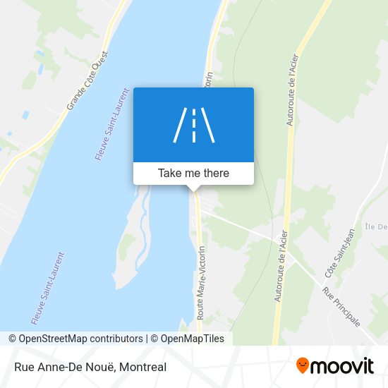 Rue Anne-De Nouë map