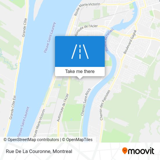 Rue De La Couronne map