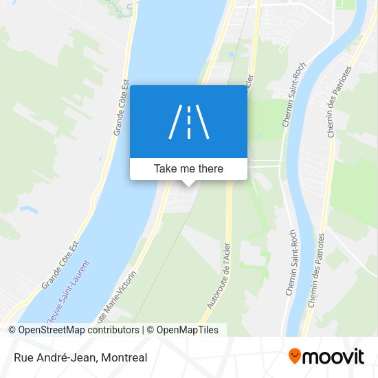 Rue André-Jean map