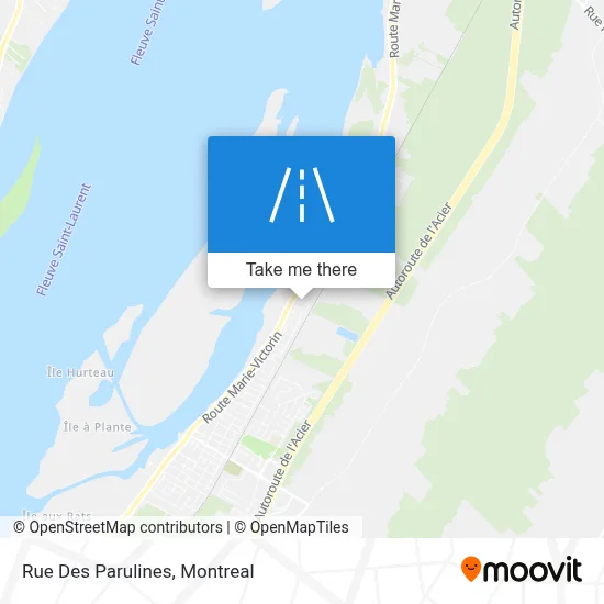 Rue Des Parulines map