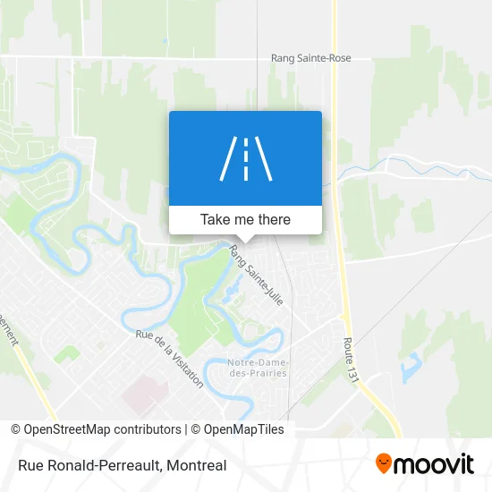 Rue Ronald-Perreault map