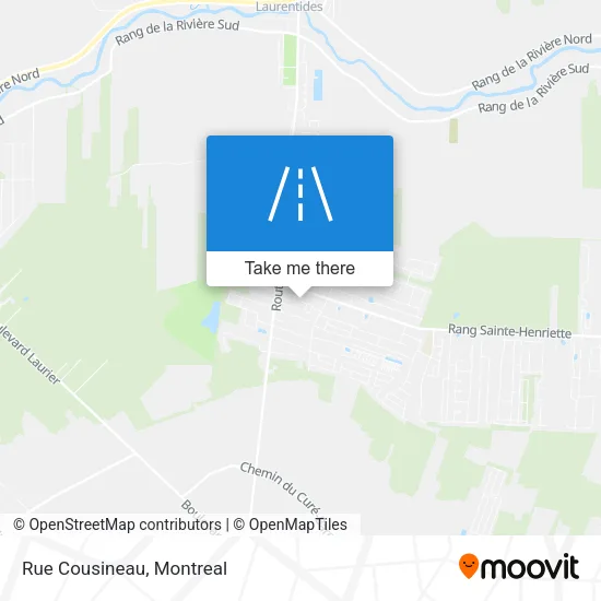 Rue Cousineau map