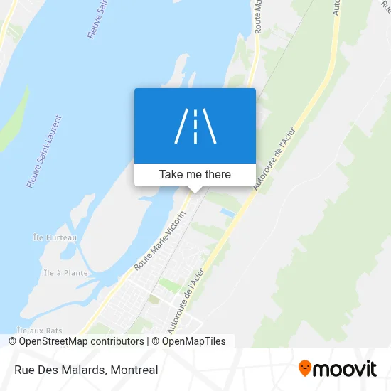Rue Des Malards map