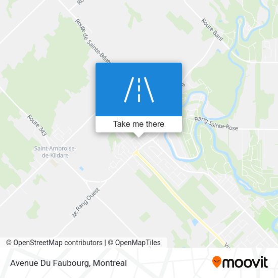Avenue Du Faubourg map