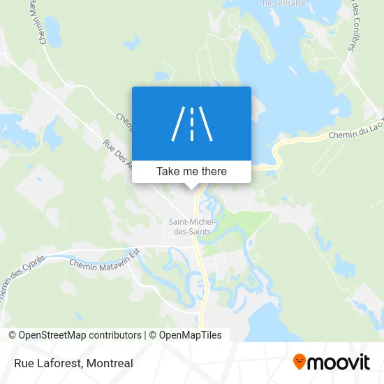 Rue Laforest map