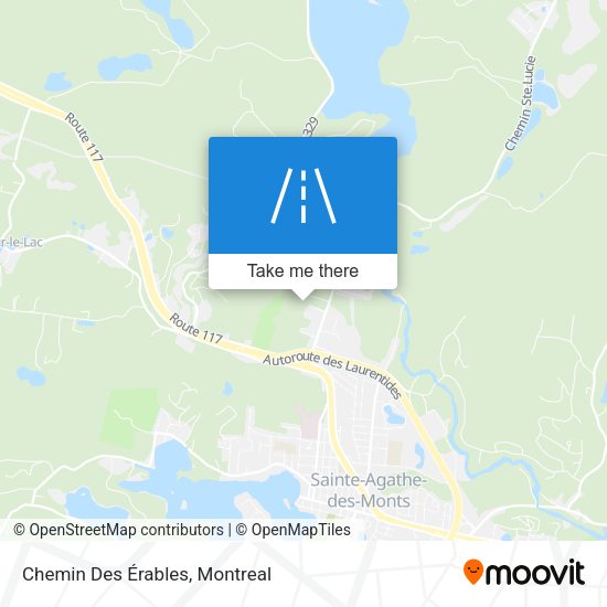 Chemin Des Érables map