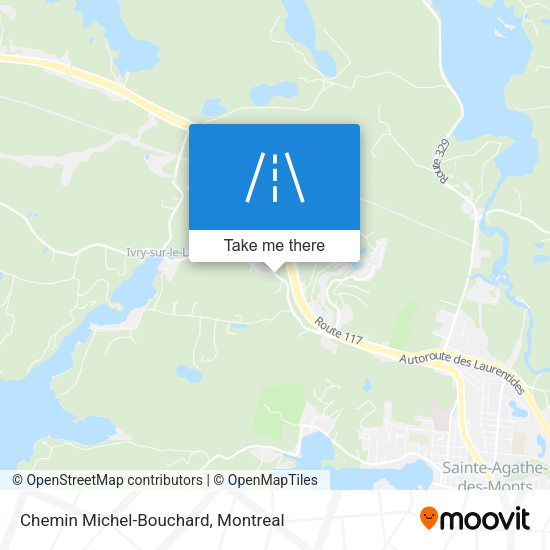 Chemin Michel-Bouchard map