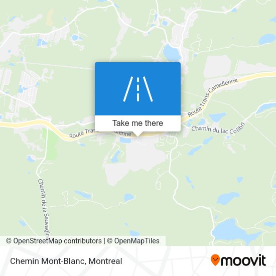 Chemin Mont-Blanc map