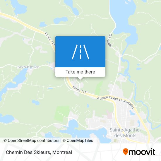 Chemin Des Skieurs map