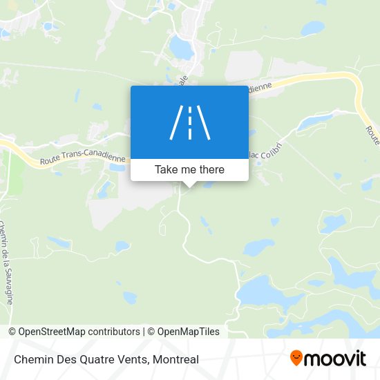 Chemin Des Quatre Vents map