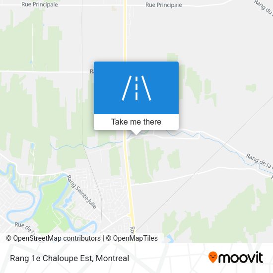 Rang 1e Chaloupe Est map