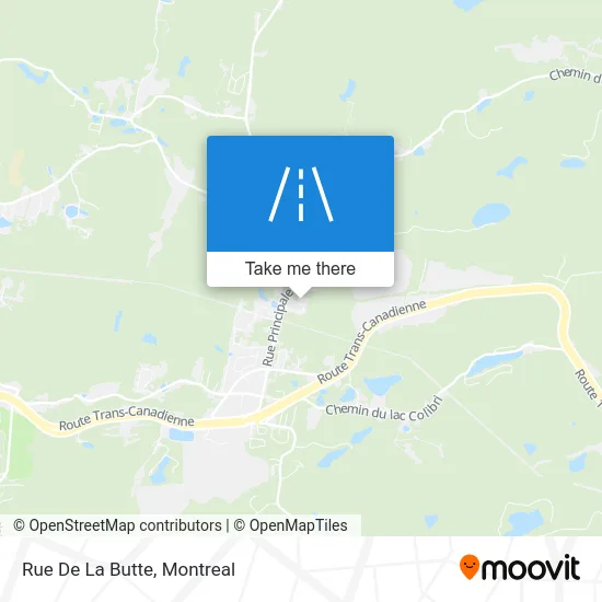 Rue De La Butte map