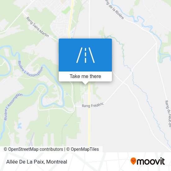 Allée De La Paix map