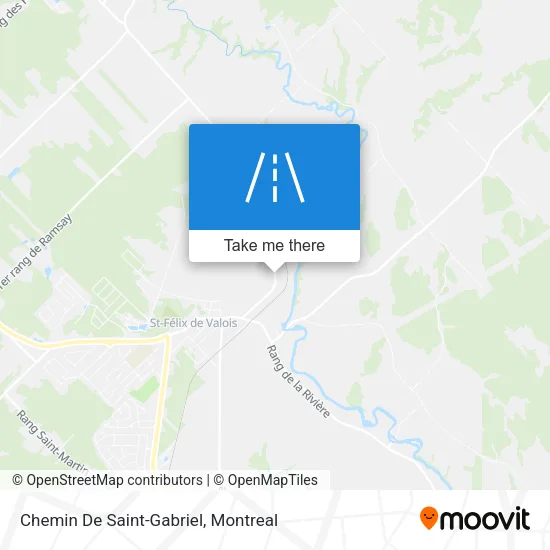 Chemin De Saint-Gabriel map