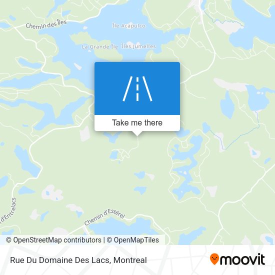 Rue Du Domaine Des Lacs map