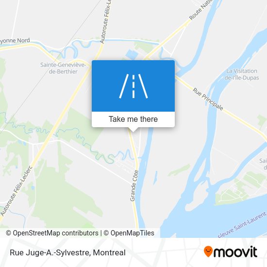 Rue Juge-A.-Sylvestre map
