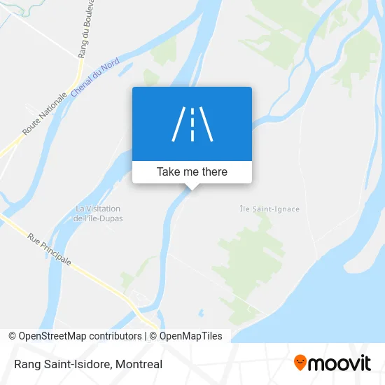 Rang Saint-Isidore map