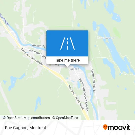 Rue Gagnon map