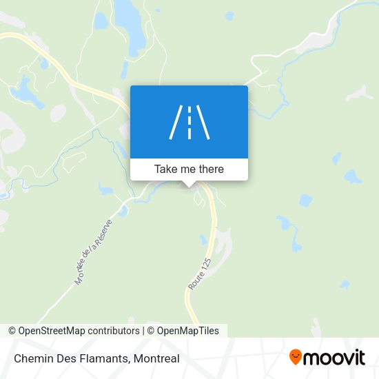 Chemin Des Flamants map