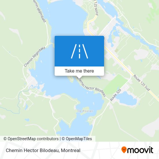 Chemin Hector Bilodeau map