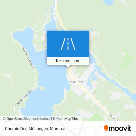 Chemin Des Mésanges map