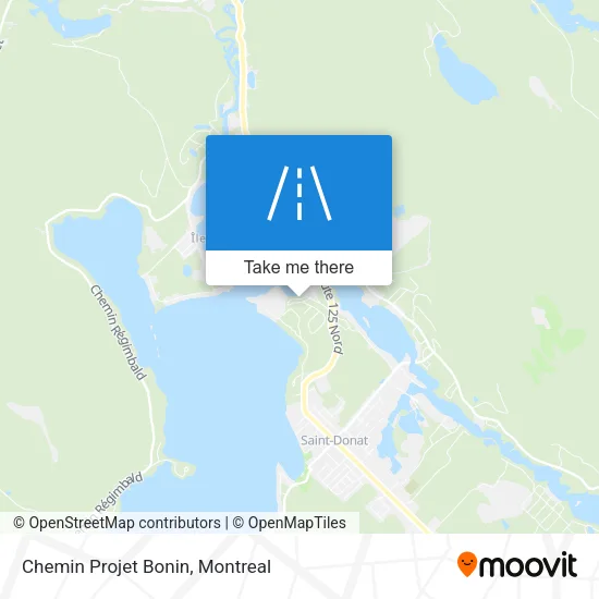 Chemin Projet Bonin map