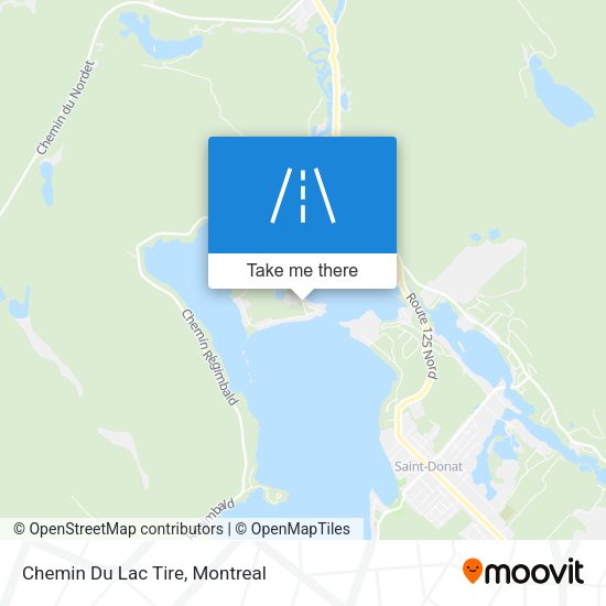 Chemin Du Lac Tire map