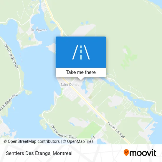 Sentiers Des Étangs map