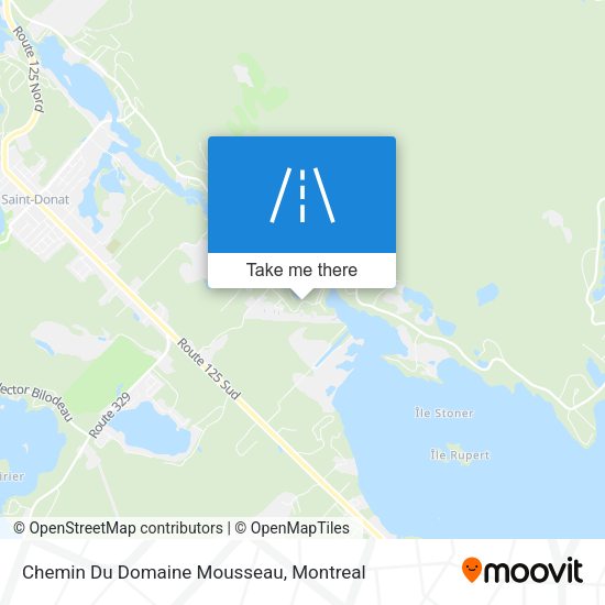 Chemin Du Domaine Mousseau map