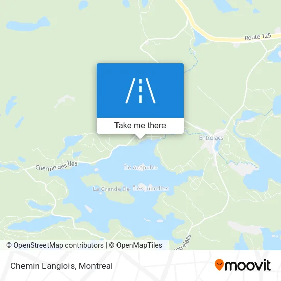 Chemin Langlois map