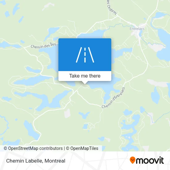 Chemin Labelle map